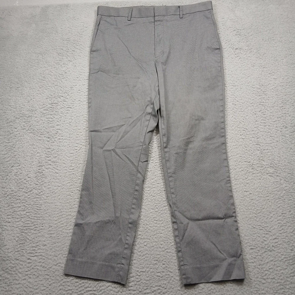 Banana Republic Mens 34x30 Slim Fit Chino Pants Gray‎
